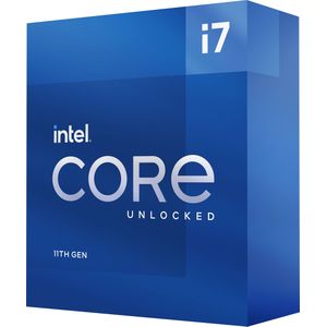 Intel CPU INTEL Desktop Core i7 i7-11700K 3600 MHz Cores 8 16MB Socket LGA1200 125 Watt GPU UHD 750 BOX B (LGA 1200, 3.60 GHz, 8 -Core), Processor