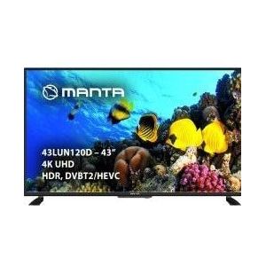 Manta 43LUN120D LED 43'' 4K Ultra HD (43"", LED, 4K), TV, Zwart