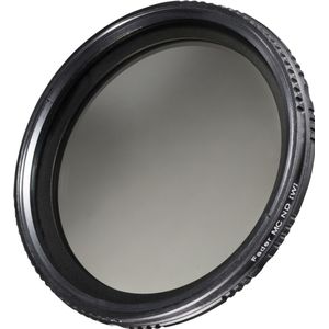 Walimex pro per ND-fader ND2 - ND400 gecoat 58 mm (58 mm, ND / grijsfilter), Lensfilter, Transparant, Zwart