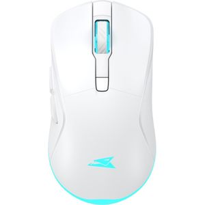 Baracuda BGM-122 Schildkröte Weiss (Draadloze), Muis, Wit