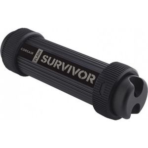 Corsair Overlevende Stealth (256 GB, USB A, USB 3.0), USB-stick, Zwart