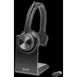 Savi 7300 - USB-Headset - Draadloze DECT - Zwart - Poly - Noise-Cancelling