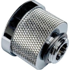 Phanteks Glacier EZ-Fit F16G1/4 fitting - chroom, Aansluitingen voor waterkoeling, Zilver