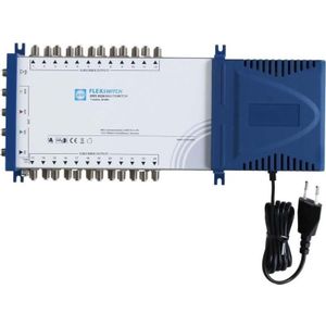 WISI DRS 0524 FLEXSWITCH Multischakelaar 5 DRS 0524, TV-accessoires, Zilver