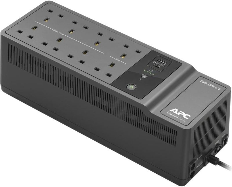 APC - Back-UPS BE850G2 - UPS - AC 230 V - 850 VA - 520 W - Standby UPS