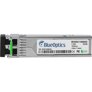 BlueOptics Cisco GLC-ZX-SMD Compatibel BlueOptics SFP BO05C15680D, Zendontvangers