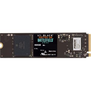 WD Zwarte SSD 500GB Battelfield (500 GB, M.2 2280), SSD