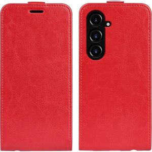 Cover-Discount Galaxy S23 FE - Klassieke Flip Case verticaal rood (Galaxy S23 FE), Smartphonehoes, Rood