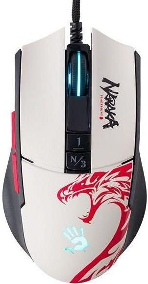 A4Tech - BLOODY L65 MAX RGB - Muis - Zwart - Materiaal: Kunststof