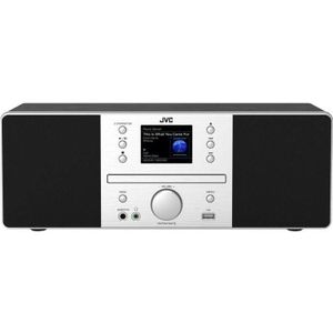 JVC - RD-E874B - Radio - Zwart - Zilver - FM DAB+ Bluetooth
