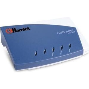 Hamlet ADSL-modem met USB-interface, Router