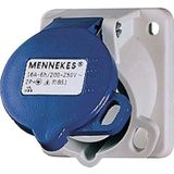 Mennekes Panel mounted recept. 16a3p6h230v ip44