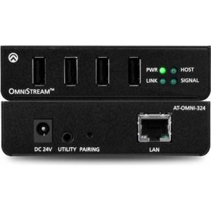 Atlona OmniStream AVoIP IP naar USB-adapter, apparaatzijde (USB 2.0, RJ45/LAN (1x)), Netwerkadapter