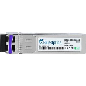BlueOptics Keymile 37973274 compatibele cSFP BO28C4334620D, Zendontvangers, Zilver