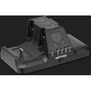 Nitho Laadstation voor Switch Joy-Con Controller en Pro Conto (Switch, Nintendo), Andere spelaccessoires, Zwart
