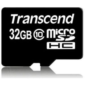 Transcend 32GB MICRO SDHC10 KAART (32 GB, microSDHC), Geheugenkaart