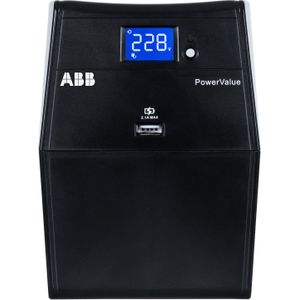 ABB - PowerValue 11LI UP 2000VA - UPS - Zwart - Line-Interactief