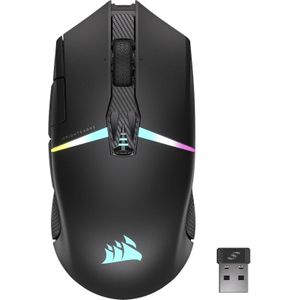 Corsair Nightsabre (Bedraad, Draadloze), Muis, Zwart