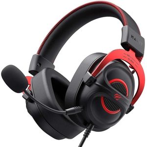 Havit - H2002E - Gaming Headset - Zwart - Rood