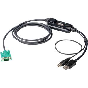 Aten CV190 toetsenbord/video/muis (KVM) kabel (1.80 m, DisplayPort), Videokabel