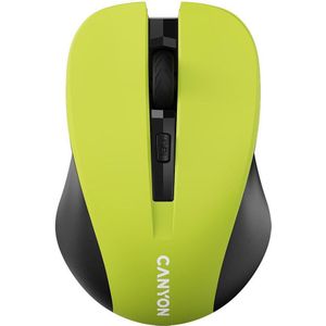 Canyon - MW-1 - Draadloze Optische Muis - Geel - USB - 800/1000/1200 dpi