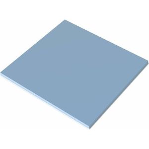 Alphacool Kern Thermisch Stootkussen Zacht 6,2W/mk 100x100x3mm (3 mm, 6.20 W/m K), Warmtegeleidingskussen, Blauw