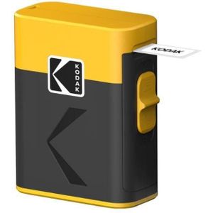 KODAK - Label Era M50 - Labelprinter - Geel - Inclusief 1 rol zelfklevend etiket