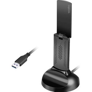 LogiLink - WL0251 - Netwerkadapter - Zwart - USB 3.0 - Wi-Fi 6E