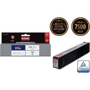 Activejet - AH-973CRX - Inkt - Cyaan - Compatibel - Per stuk
