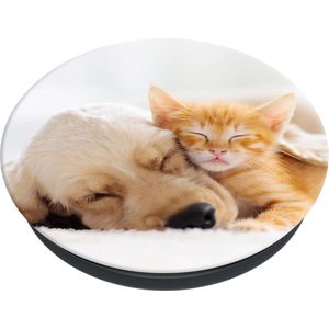 PopSockets PopGrip Basic Kat & Hond, Smartphonehouder