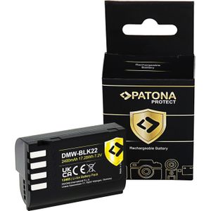 Patona DMW-BLK22 (Batterij), Stroomvoorziening voor de camera, Zwart