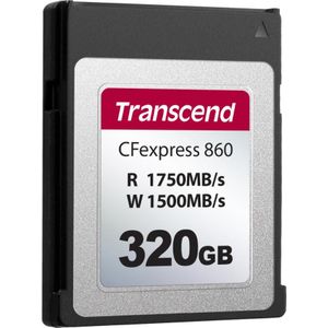 Transcend CFexpress-kaart 320 GB SLC (CFexpress, 320 GB), Geheugenkaart