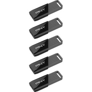 PNY - Attaché X - USB 3.2 Gen 1 Flash Drive - 64GB - 5-pack
