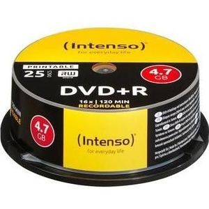 Intenso DVD+R, Afdrukbaar, pc(s), Optische gegevensdrager