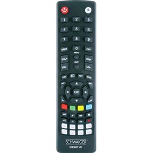 Schwaiger - Universele Afstandsbediening - Zwart - Infrarood - 8 in 1