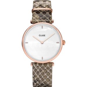 Cluse, Horloge, Triomphe Rosé Python, Roze, (Analoog horloge, 33 mm)