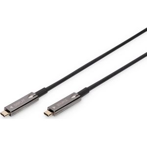 Digitus 4K USB Type - C AOC AV verbindingskabel (15 m, USB 3.2 Gen 1), USB-kabel