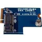 Shuttle LN007 Adapterkaart WLAN-module Edge PC's (M.2 Een sleutel), Netwerkkaarten, Blauw
