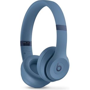 Beats Solo 4 draadloze hoofdtelefoon (leiblauw) (NC, 50 h, Draadloze, Bedraad), Koptelefoon, Blauw