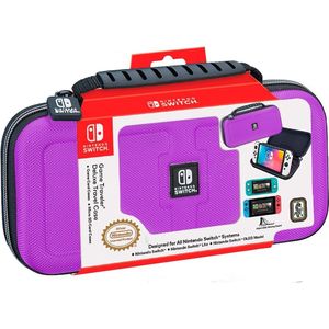 Nacon Gaming Luxe reiskoffer (Switch, Switch Lite, Switch OLED), Andere spelaccessoires, Paars