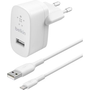 Belkin Boost Charge netoplader (12 W, SuperCharge), USB-lader, Wit