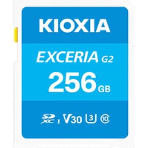 Kioxia - Exceria G2 - Geheugenkaart - Blauw - 256 GB - U3 - UHS-I