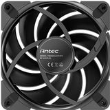 Antec Tranquil 120, 120 mm x 25 mm ventilatorbehuizing, PWM-ventilator, 2000 rpm, 59,23 CFM, 2,46 mmHO (120 mm, 1 x), PC ventilator, Zwart