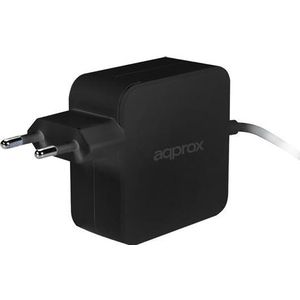 Approx appA45C (45 W), Voeding voor notebooks, Zwart