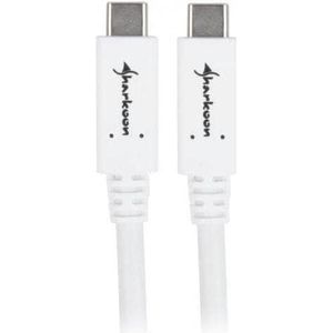 Sharkoon USB 3.1 Gen. 2 C naar C (0.50 m, USB 3.1), USB-kabel