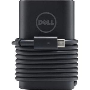 Dell 65 Watt USB-C AC Adapter - UK (65 W), Voeding voor notebooks, Zwart