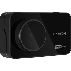 Canyon - DVR25GPS - Dashcam - Zwart - WQHD 2.5K 2560x1440@60fps, GPS, WiFi, 3.0 inch IPS-touchscreen