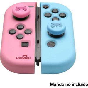 Tanooki Siliconen Skins met Thumb Grips geschikt voor Switch Joy-Con