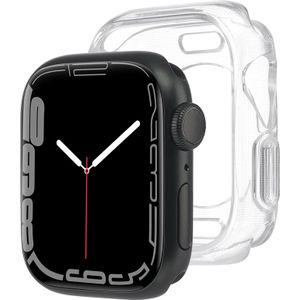 Case-Mate Stoere bumper voor Apple Watch Series 7 Transparante Apple Watch Series 7, Sporthorloge + Smartwatch-accessoires