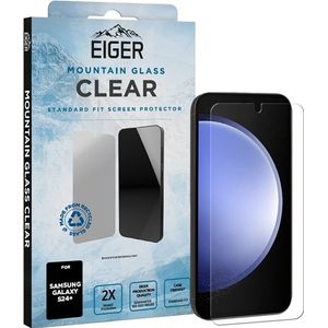 Eiger Displayglas (1-pak) Bergglas CLEAR (Galaxy S24+), Smartphone beschermfolie